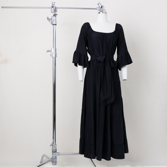 Natalie Martin Dresses & Skirts - Elegant Black Maxi Dress